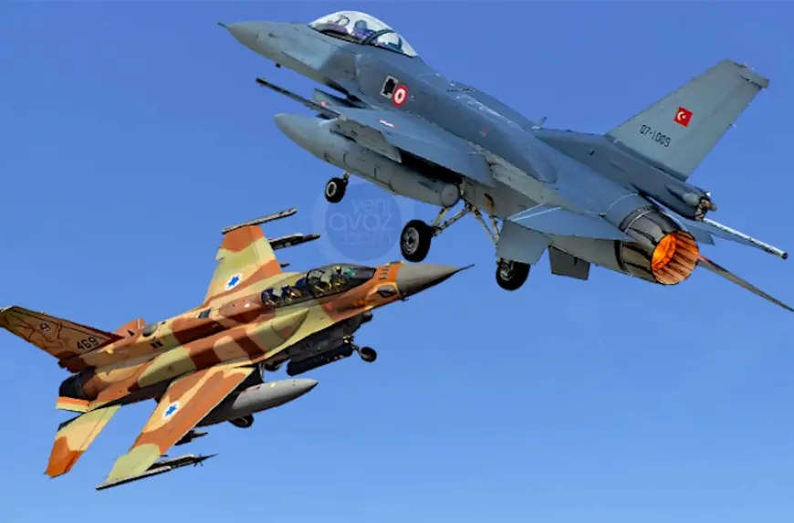 Türkiyə və İsrail qırıcıları Suriyada qarşı-qarşıya gəlib