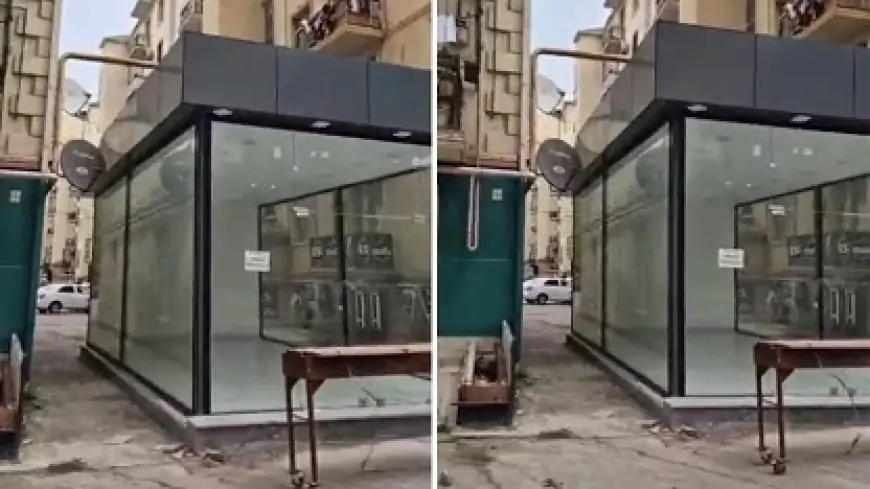 AAAF Parkda yolu bağlayıb, mağaza tikdilər