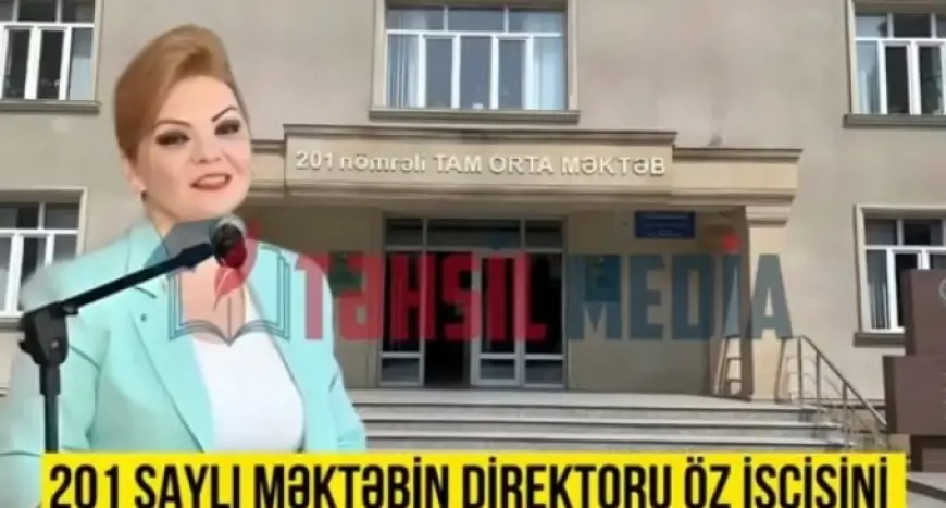 201 saylı məktəbin direktoru müəllimi zavuça qarşı durmağa məcbur edir! - AUDİO YAZI