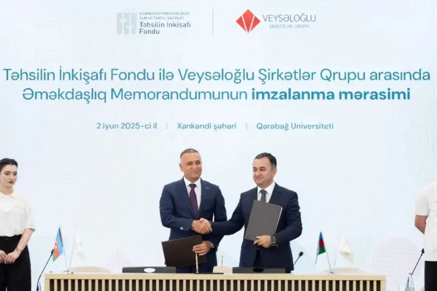 Veysəloğlu Şirkətlər Qrupundan Qarabağ Universitetinə təhsil dəstəyi – 50 tələbəyə təqaüd ayrıldı